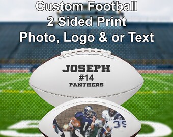 Aangepaste voetbalfoto voetbal aandenken