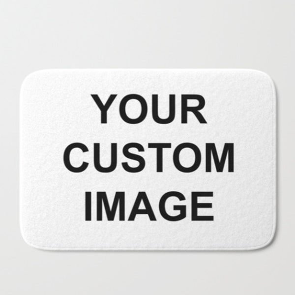 Custom Bath Mat personalized bathroom personalized bath mats custom bath rug customized bath mat photo bath mat own image bath