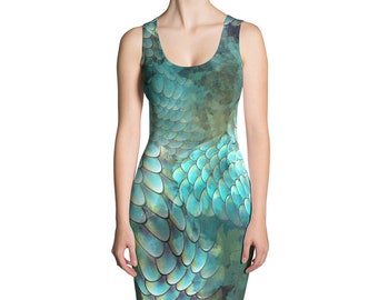 aqua summer dress