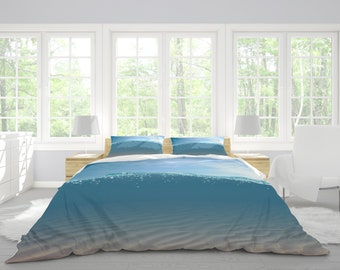 Palms Duvet Cover Hawaiian Duvet Cover Palms Bedding Ocean Etsy