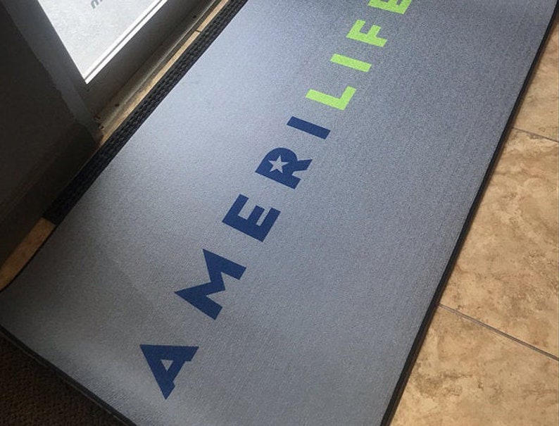 Indoor/outdoor Custom Floor Mat Company Logo Rug Custom Image Etsy