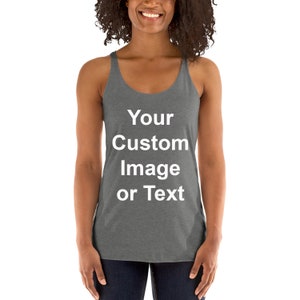 Custom Womans Tank Top Personalized Shirt Photo Shirt Custom Gift ...