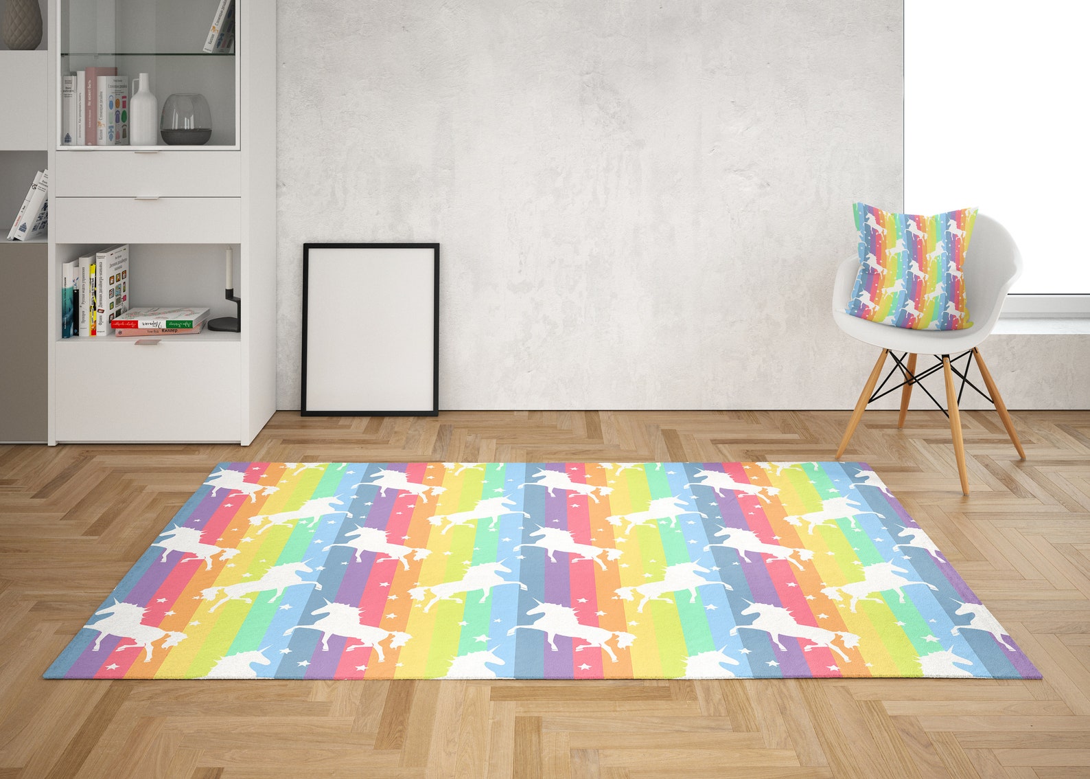Rainbow Unicorn Rug rainbow Rug unicorn Rug unicorn Floor Rug Etsy