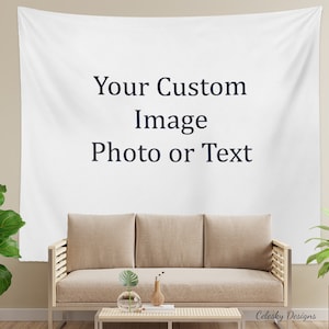 Custom tapestry Custom tapestries hanging Custom photo tapestry Custom Wall Decor tapestry personalized Christmas gift unique