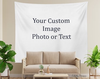 Tapiz fotográfico personalizado, decoración de pared personalizada