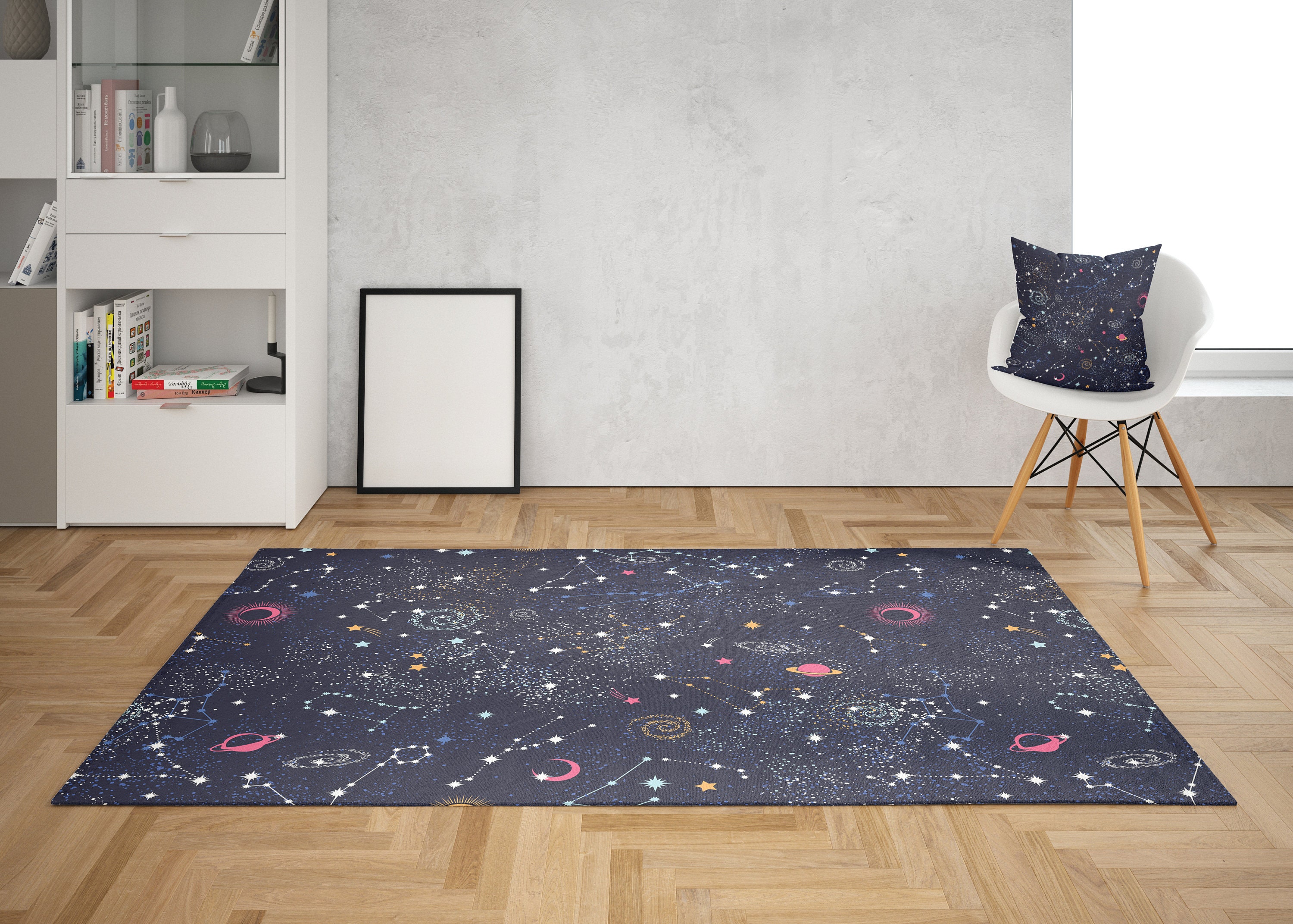 Space Galaxy Rug Space Rug Girls Rugs Boys Rug Kids Floor Rug Etsy