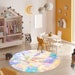 Fairy Rug Princess Rug Colorful Rug Rainbow Floor Rug Pink Mat - Etsy