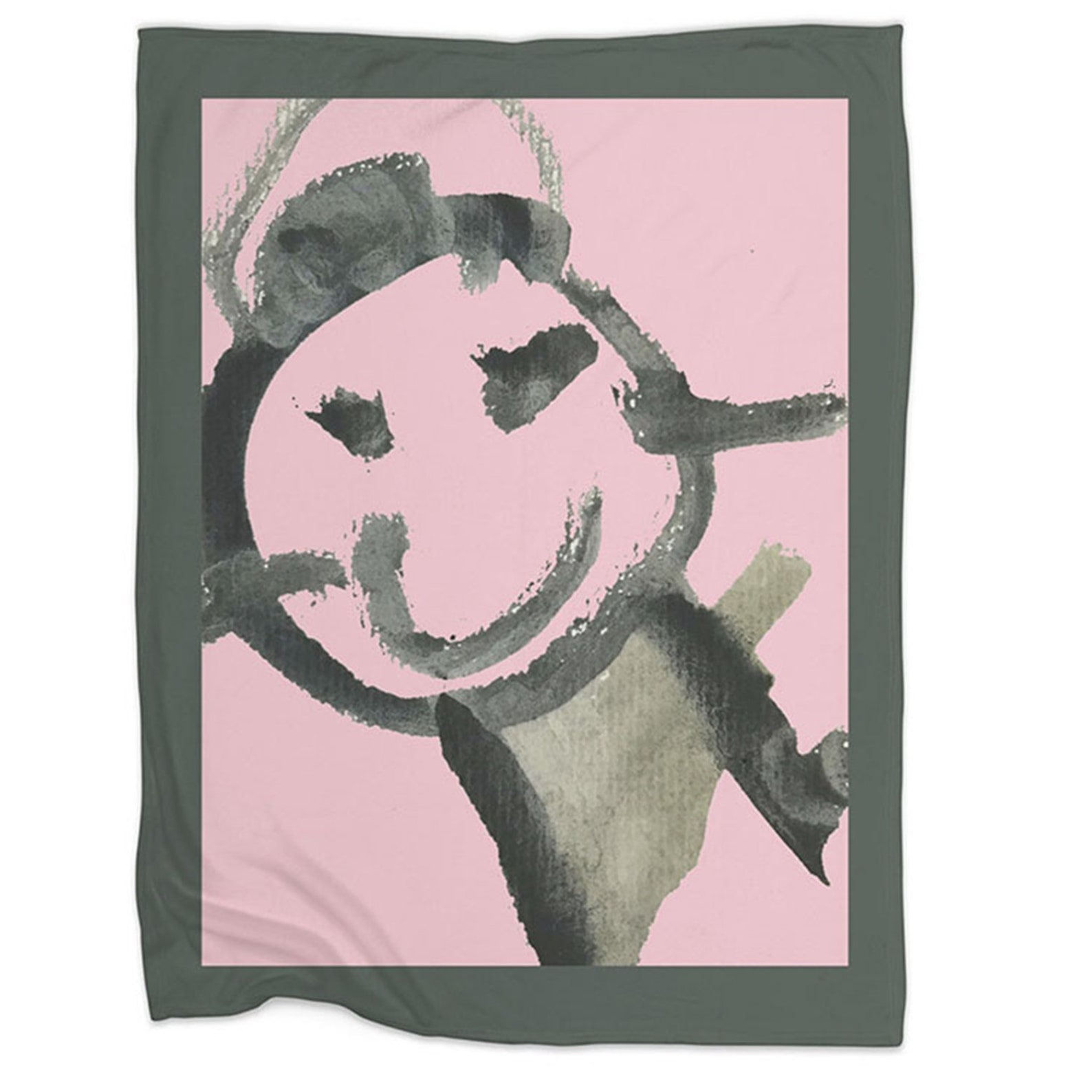 Custom Kids Drawing Blanket Kids Drawing Blanket Childrens Etsy