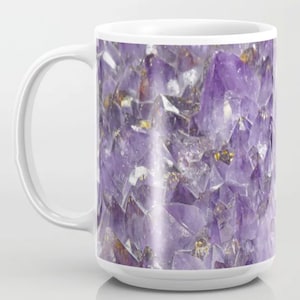 Amethyst Mug spiritual Gift purple mug amethyst mugs cheap gift yoga gift amethyst Mug crystal mug healing mugs amethyst crystal mug