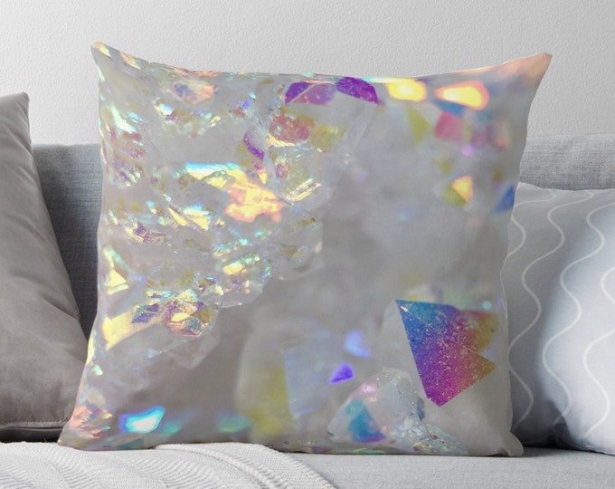 Amethyst Pillow Purple Pillows Amethyst Pillow Crystal Pillows Etsy