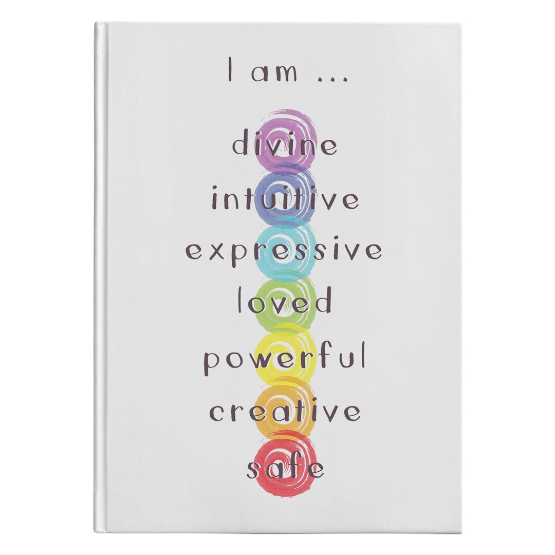 Chakra Meditation Hardcover Journal Chakras Diary Yoga Notepad ...