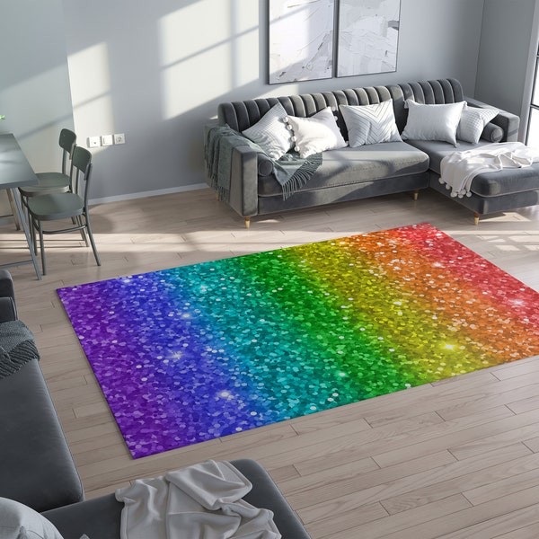 Rainbow Rug rainbow Rug rainbow Rugs gay pride Floor Rug gay Rugs 3'x5' 4'x6' 5'x7' Large rainbow rugs rainbow decor rainbow floor mat