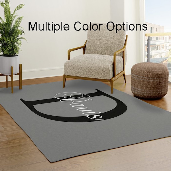 Personalized Rug Etsy