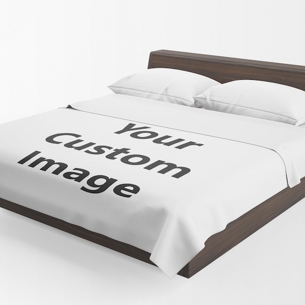 Custom Bed Sheets With Photo Etsy