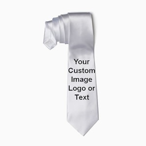 Custom Neck Tie customized ties photo necktie logo tie