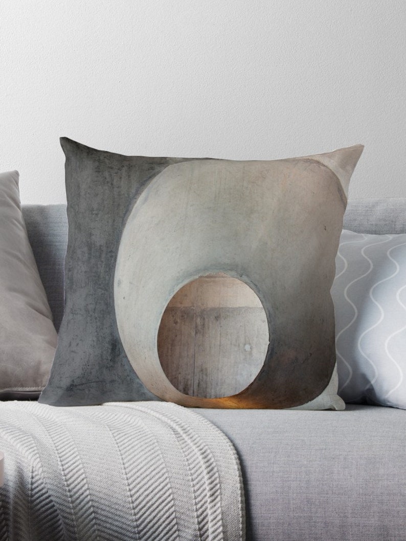 Grey Pillow Gray Pillows Grey Pillow Abstract Pillows Gray Art Etsy
