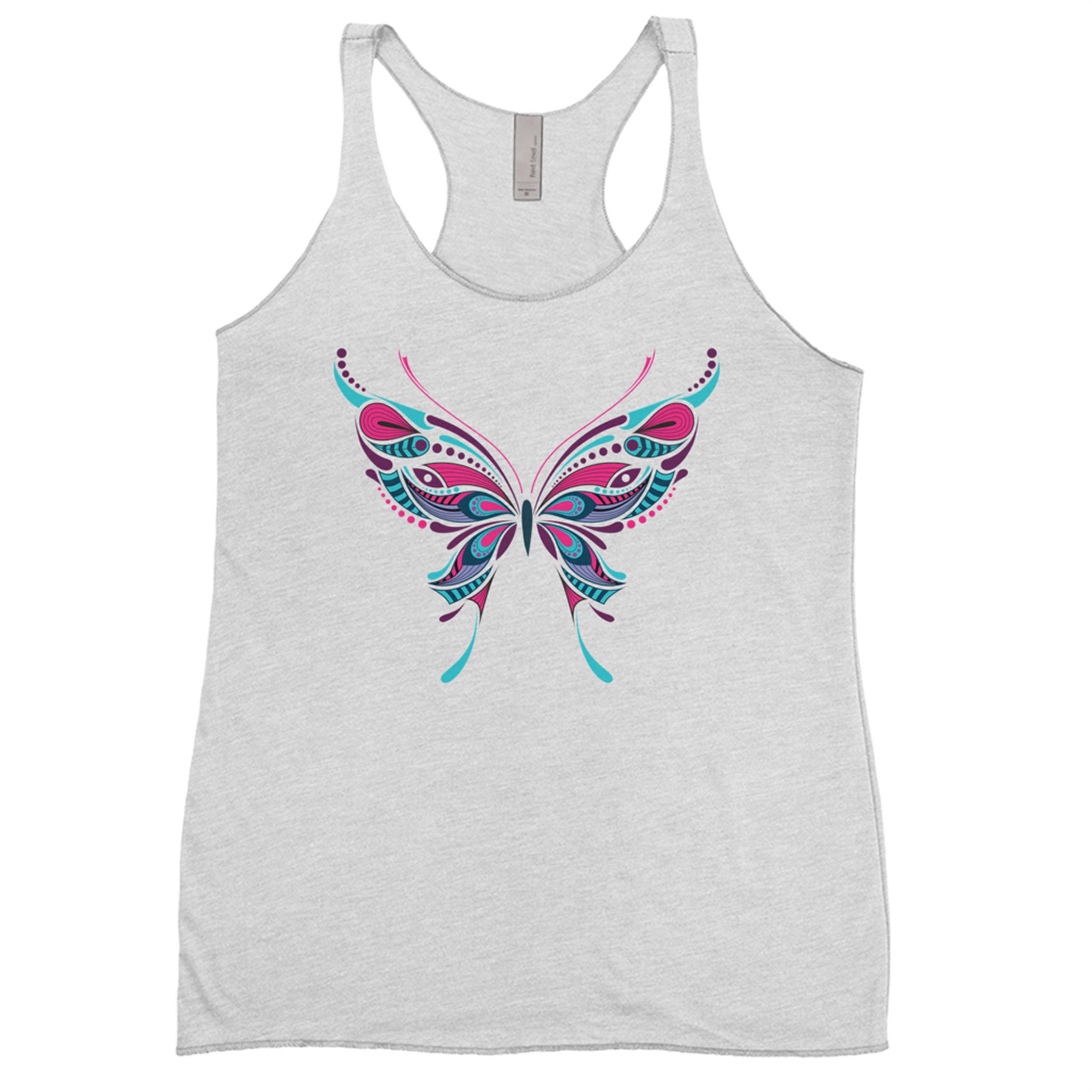 Butterfly Womens Tank Top butterflies Tank tribal Tank Top Etsy