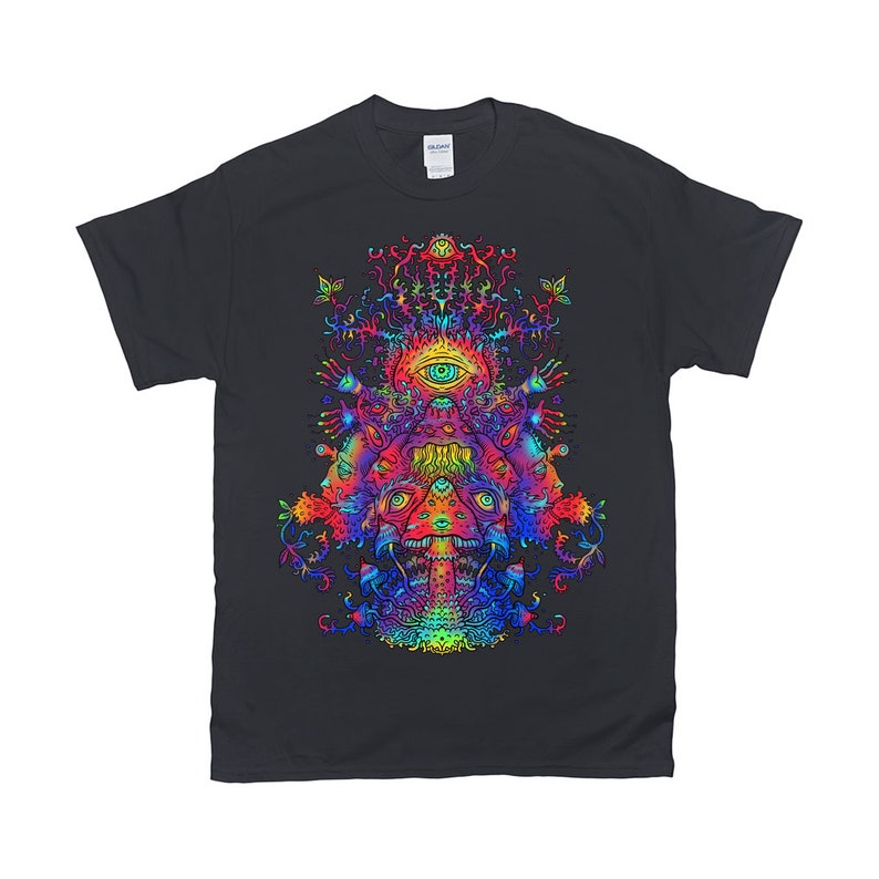 Magic Mushrooms Tee Shirt Shroom Shirts Psychedelic Tee Shirt | Etsy