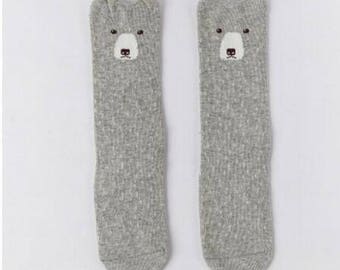 Knee-High Socks - Cloud Bear