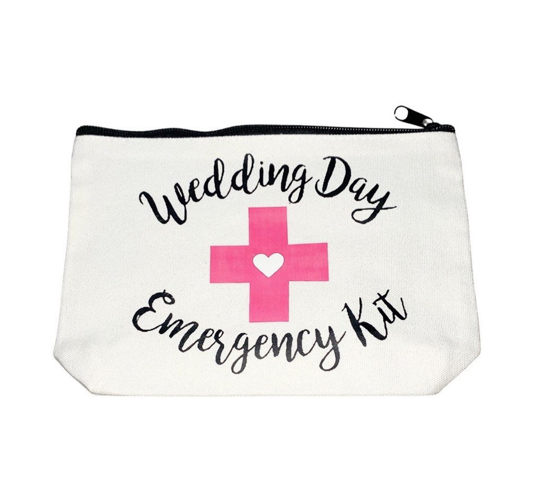 Wedding Day Emergency Kit Bag Bridal Makeup Pouch Bride to Etsy