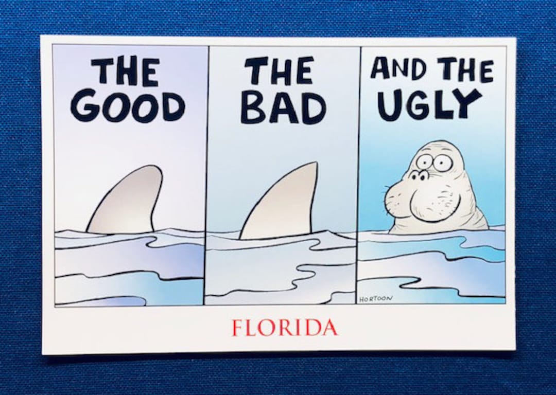 Good Bad and Ugly Postcard - Etsy