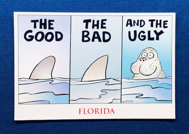 Good Bad and Ugly Postcard