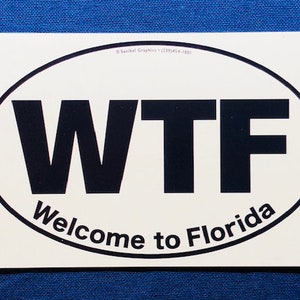 WTF Welcome To Florida Postkarte