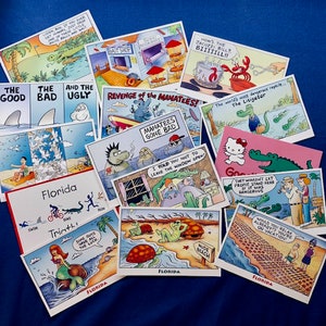 Florida Cartoon Postcard Collection