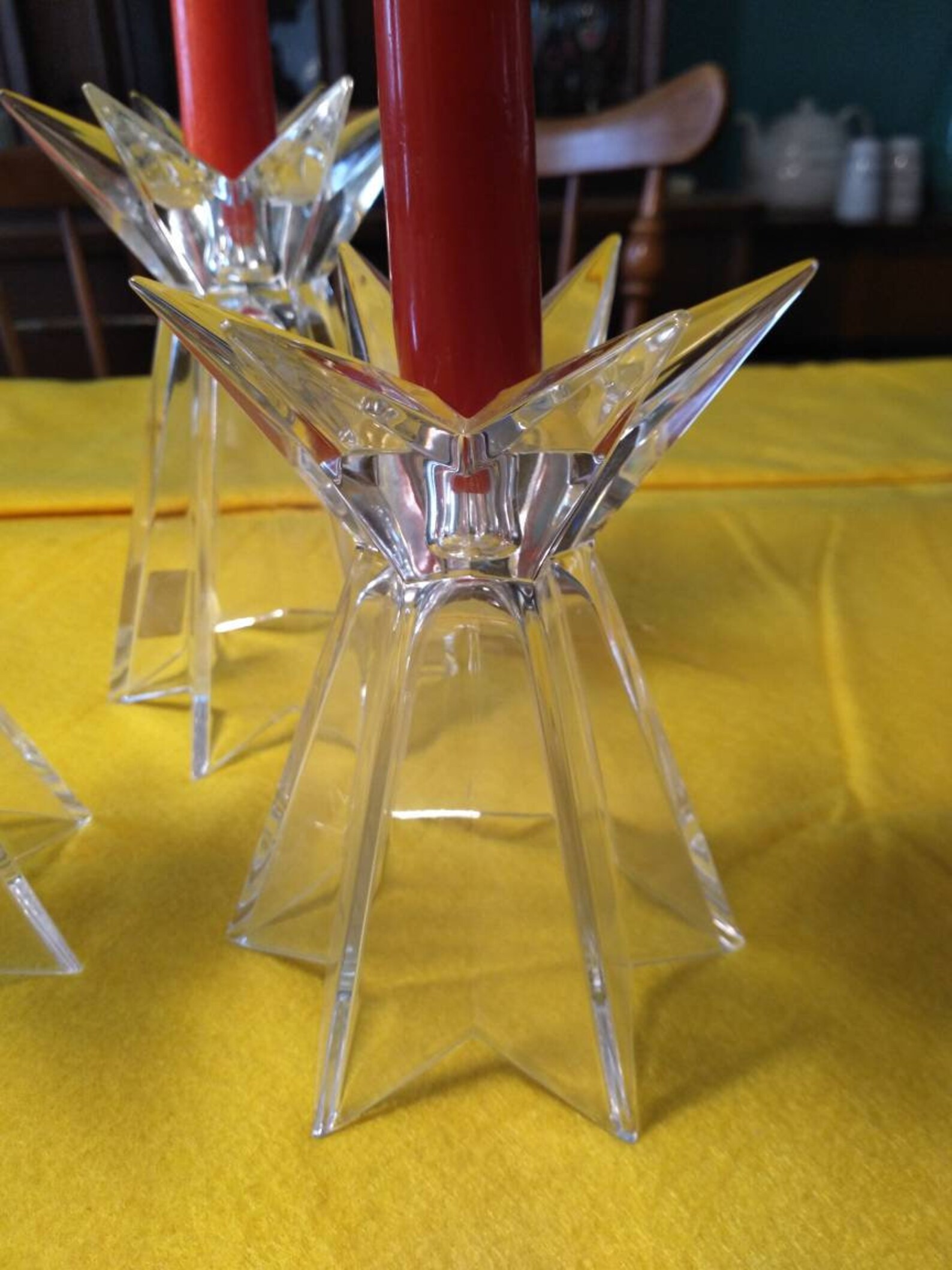 Mikasa of Germany Crystal Candle Holders. Etsy