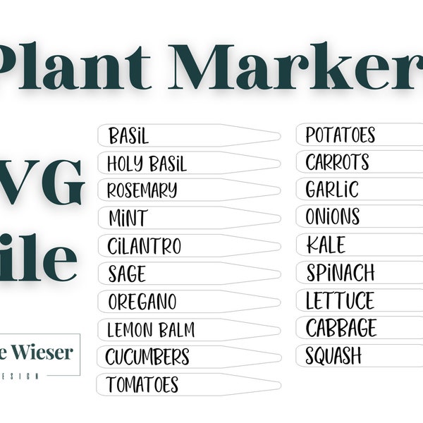 Plant Tags - Etsy