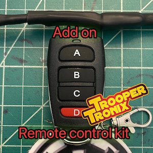Remote Control kit for Trooper Tronix helmet fans for cosplay Star Wars bucket fan for rechargeable battery costume cooling