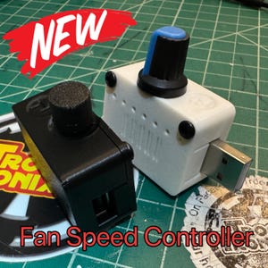 Trooper Tronix Fan speed controller for bucket fans helmet cooling system USB cosplay costume