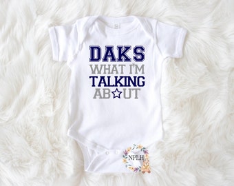 Dallas Cowboys Dem Boys Baby Short Sleeve Bodysuit