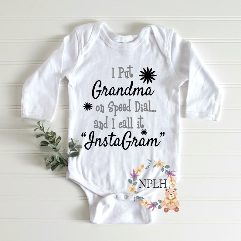 Custom Made T Shirt Put Grandma On Speed Dial Call It Instagram Funny boys girls
