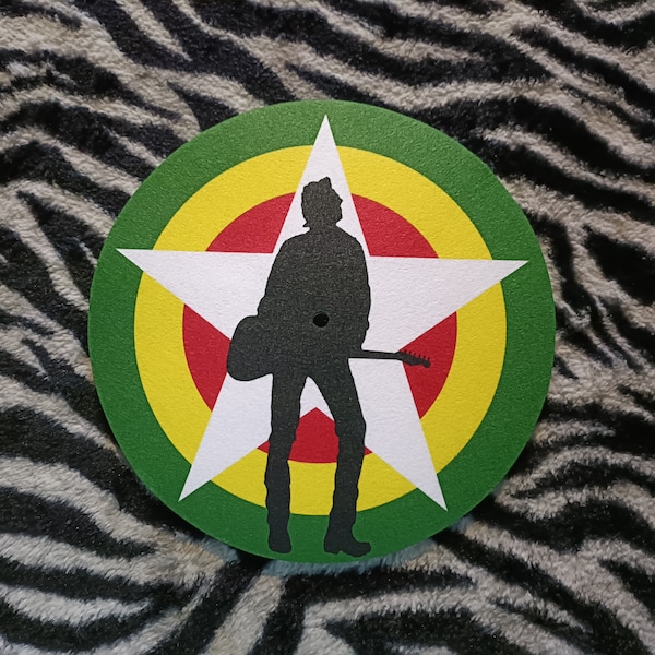 Joe Strummer - Logo - 7inch ....Turntable (Record Player) Slipmat.