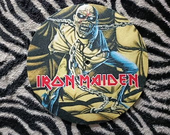 Iron Maiden - Piece Of Mind - 7inch ....Plattenspieler (Plattenspieler) Slipmat.