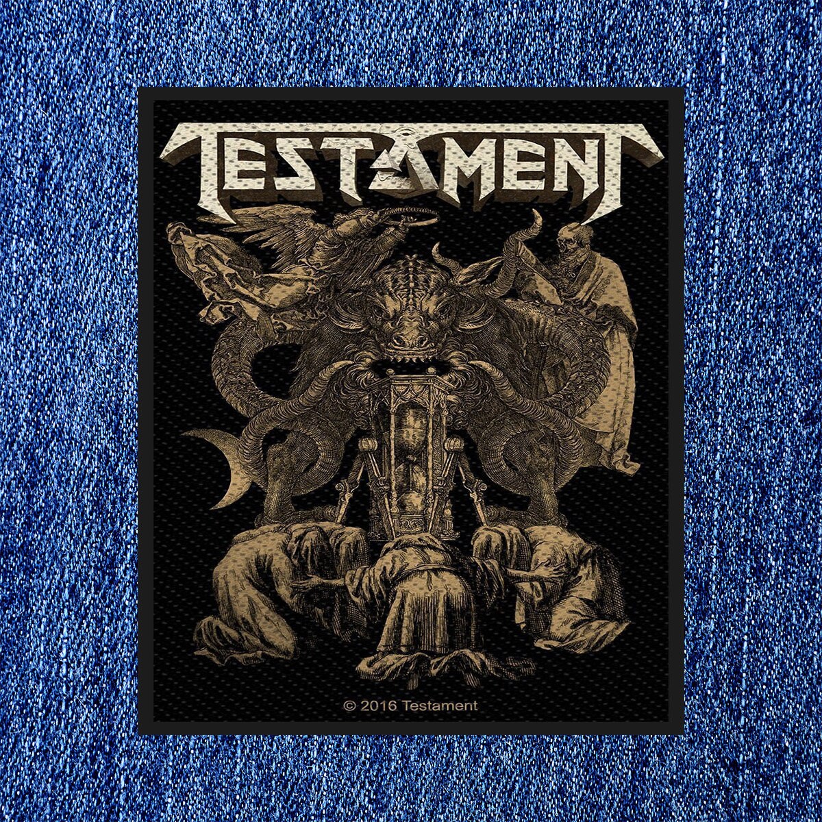 Testament Demonarchy Woven Patch new 