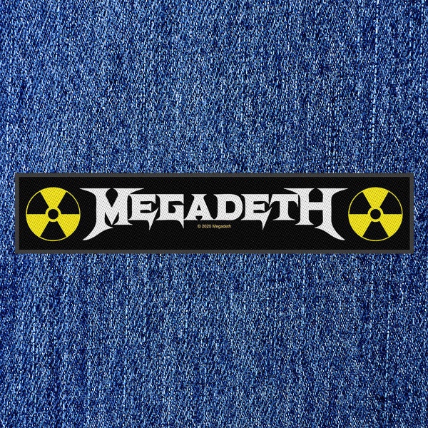 Megadeth - Logo - Strippatch  (New) Sew On Patch Offical Band Merch.