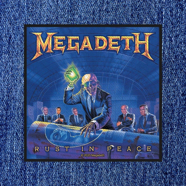 Megadeth - Rust In Peace  (New) Sew On Patch Offical Band Merch.