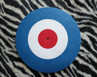 Target - Mod -  7 inch Slipmat....Turntable (Record Player) Slipmat.