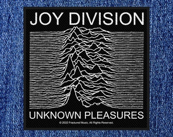 Joy Division - Unknown Pleasures  (New) Sew On Patch Offical Band Merch.