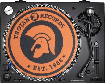 Trojan Records - Logo - 12inch ....Turntable (Record Player) Slipmat.