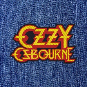 Ozzy Osbourne - Logo  (New) Sew On Patch Official Band Merch.