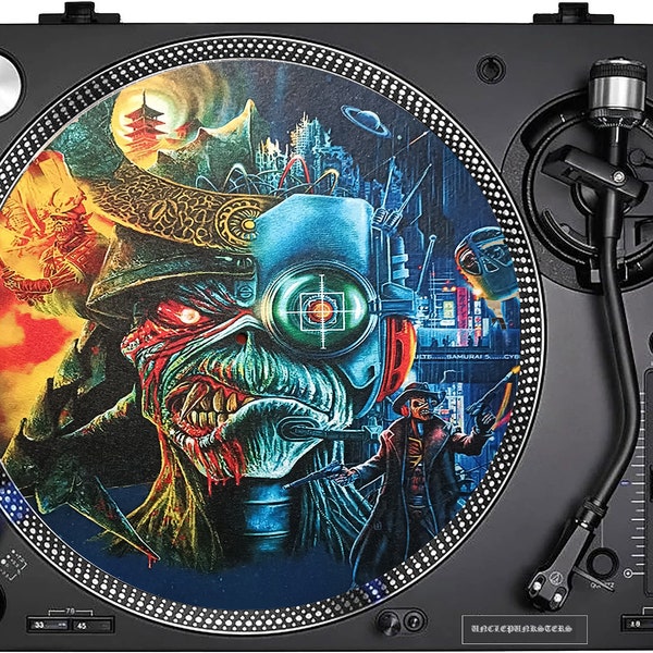 Iron Maiden - Future Past - 12inch ....Turntable (Record Player) Slipmat.