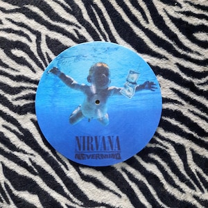 Nirvana - Nevermind (Custom) - 7 inch ....Turntable (Record Player) Slipmat.