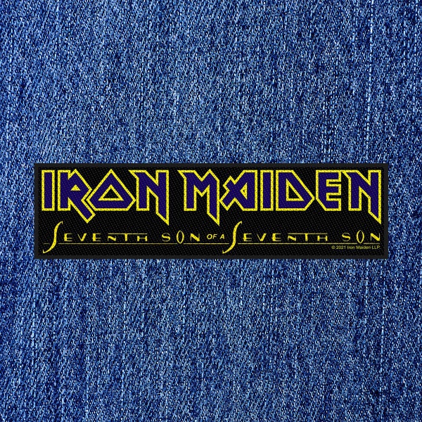 IRON MAIDEN - Seventh Son Of A Seventh Son (New) Sew On Strip Patch Offical Band Merch.