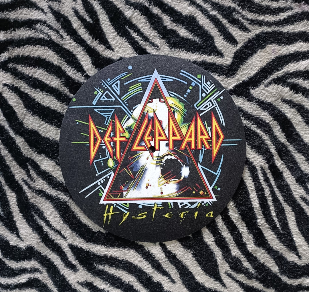 Def Leppard Hysteria 7inch.custom Turntable record Player Slipmat. Etsy