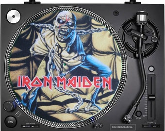 Iron Maiden - Piece Of Mind - 12 pouces .... Feutre pour platine vinyle (tourne-disque).