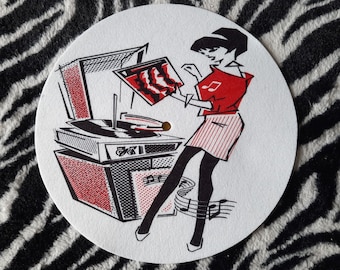 Ska - The Beat - Logo - 7inch ....Turntable (Record Player) Slipmat.