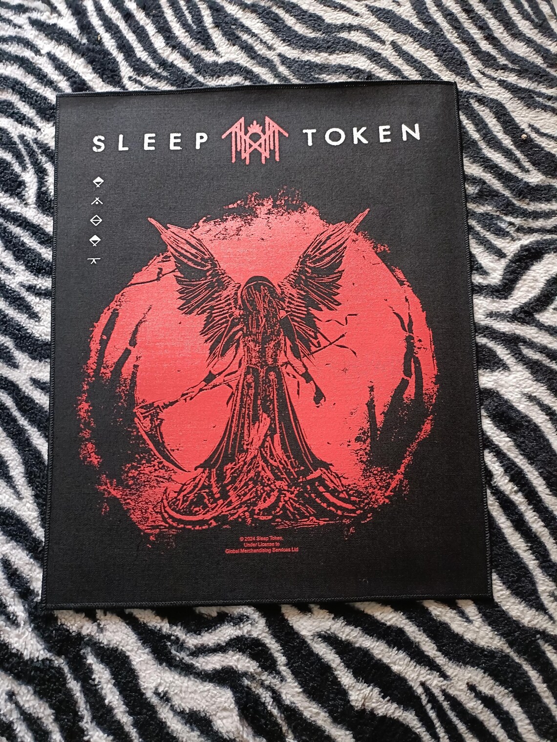 Sleep Token Take Me Back to Eden Large Printed Back Patch offical Band
